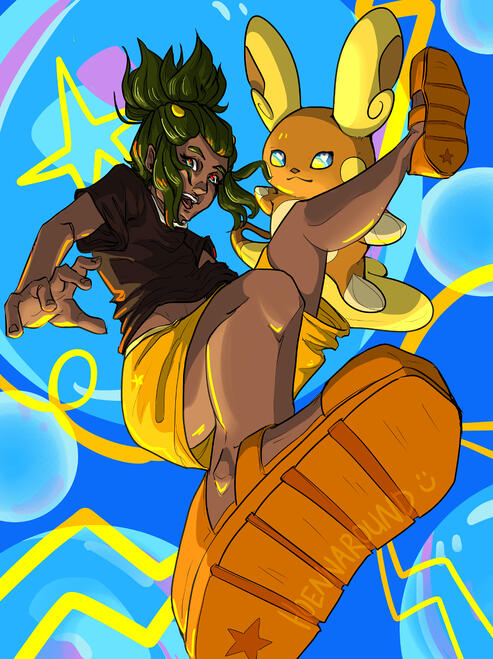 Hau and Raichu