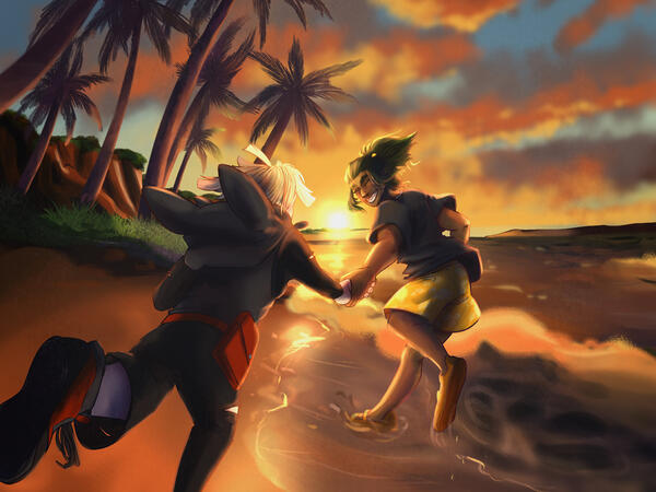 Into the sunset